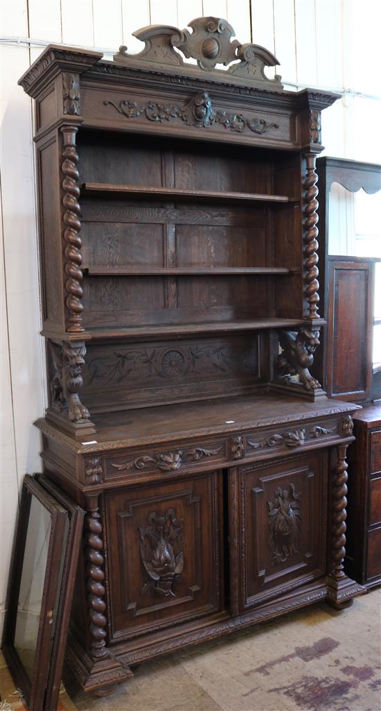 Carved Flemish buffet/cabinet